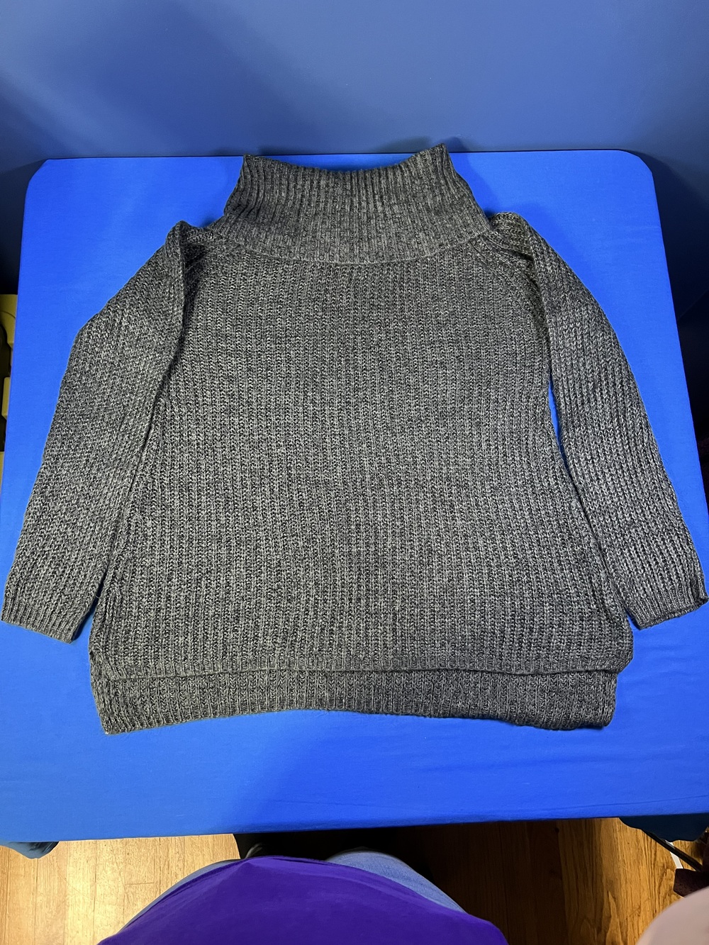 Vintage Deb Sweater Black to White Size XL